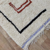 MyTindy Moroccan rug Beni Ouarain rug 3x5 ft Handmade rug Berber rug, view 6
