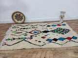 MyTindy Moroccan rug Style Azilal rug 3x5 ft Handmade rug Berber rug, view 4