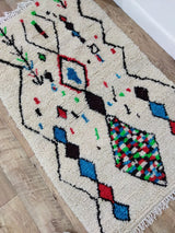 MyTindy Moroccan rug Style Azilal rug 3x5 ft Handmade rug Berber rug, view 6