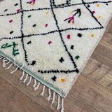 MyTindy Moroccan rug Style Azilal rug 3x5 ft Handmade rug Berber rug, view 6