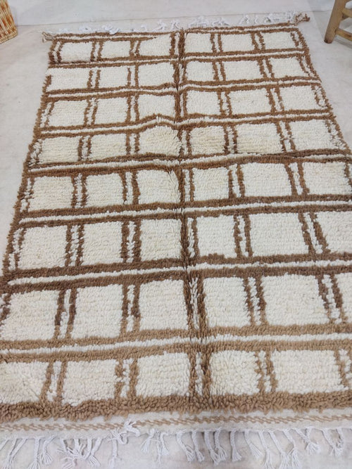 MyTindy Moroccan rug Beni Ouarain rug 3x5 ft Handmade rug Berber rug