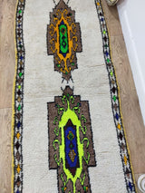 MyTindy Moroccan rug Style Azilal rug 3x7 ft Handmade rug Berber rug, view 5