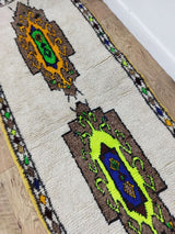 MyTindy Moroccan rug Style Azilal rug 3x7 ft Handmade rug Berber rug, view 6