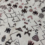 MyTindy Moroccan rug Beni Ouarain rug 4x10 ft Handmade rug Berber rug, view 6