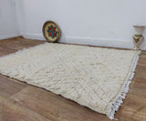 MyTindy Moroccan rug Beni Ouarain rug 4x5 ft Handmade rug Berber rug, view 3