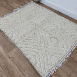 MyTindy Moroccan rug Beni Ouarain rug 4x5 ft Handmade rug Berber rug, view 5
