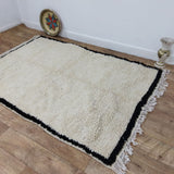 MyTindy Moroccan rug Beni Ouarain rug 4x6 ft Handmade rug Berber rug, view 4