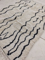 MyTindy Moroccan rug Beni Ouarain rug 4x7 ft Handmade rug Berber rug, view 3