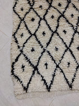 MyTindy Moroccan rug Beni Ouarain rug 4x7 ft Handmade rug Berber rug, view 4
