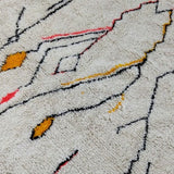 MyTindy Moroccan rug Beni Ouarain rug 4x7 ft Handmade rug Berber rug, view 6