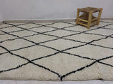 MyTindy Moroccan rug Beni Ouarain rug 4x8 ft Handmade rug Berber rug, view 3