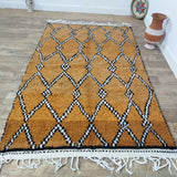MyTindy Moroccan rug Beni Ouarain rug 4x8 ft Handmade rug Berber rug, view 2