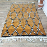 MyTindy Moroccan rug Beni Ouarain rug 4x8 ft Handmade rug Berber rug, view 3