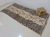 MyTindy Moroccan rug Beni Ouarain rug 4x8 ft Handmade rug Berber rug, view 2