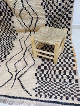 MyTindy Moroccan rug Beni Ouarain rug 4x8 ft Handmade rug Berber rug, view 3