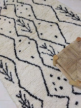 MyTindy Moroccan rug Beni Ouarain rug 4x8 ft Handmade rug Berber rug, view 3