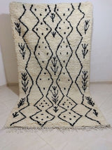 MyTindy Moroccan rug Beni Ouarain rug 4x8 ft Handmade rug Berber rug, view 6