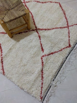 MyTindy Moroccan rug Beni Ouarain rug 4x8 ft Handmade rug Berber rug, view 4