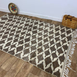 MyTindy Moroccan rug Beni Ouarain rug 4x8 ft Handmade rug Berber rug, view 3
