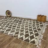 MyTindy Moroccan rug Beni Ouarain rug 4x8 ft Handmade rug Berber rug, view 4