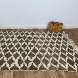 MyTindy Moroccan rug Beni Ouarain rug 4x8 ft Handmade rug Berber rug, view 6