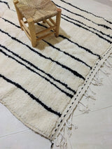 MyTindy Moroccan rug Beni Ouarain rug 4x8 ft Handmade rug Berber rug, view 3