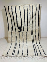 MyTindy Moroccan rug Beni Ouarain rug 4x8 ft Handmade rug Berber rug, view 6