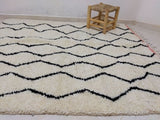MyTindy Moroccan rug Beni Ouarain rug 5x6 ft Handmade rug Berber rug, view 4