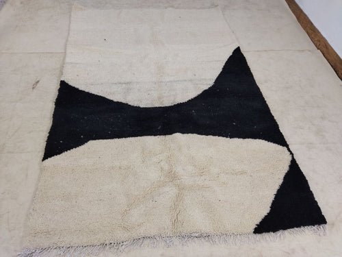 MyTindy Moroccan rug Beni Ouarain rug 5x7 ft Handmade rug Berber rug