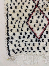 MyTindy Moroccan rug Beni Ouarain rug 5x8 ft Handmade rug Berber rug, view 5
