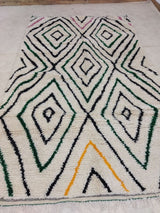 MyTindy Moroccan rug Beni Ouarain rug 5x8 ft Handmade rug Berber rug, view 2