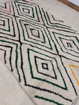 MyTindy Moroccan rug Beni Ouarain rug 5x8 ft Handmade rug Berber rug, view 3