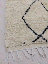 MyTindy Moroccan rug Beni Ouarain rug 5x8 ft Handmade rug Berber rug, view 5