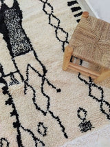 MyTindy Moroccan rug Beni Ouarain rug 5x8 ft Handmade rug Berber rug, view 3
