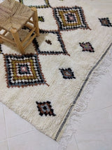 MyTindy Moroccan rug Beni Ouarain rug 5x8 ft Handmade rug Berber rug, view 4