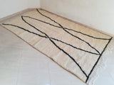 MyTindy Moroccan rug Beni Ouarain rug 5x8 ft Handmade rug Berber rug, view 2