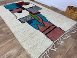 MyTindy Moroccan rug Style Azilal rug 5x8 ft Handmade rug Berber rug, view 2