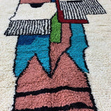 MyTindy Moroccan rug Style Azilal rug 5x8 ft Handmade rug Berber rug, view 4