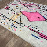 MyTindy Moroccan rug Style Azilal rug 5x8 ft Handmade rug Berber rug, view 5