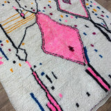 MyTindy Moroccan rug Style Azilal rug 5x8 ft Handmade rug Berber rug, view 6