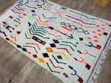 MyTindy Moroccan rug Style Azilal rug 5x8 ft Handmade rug Berber rug, view 3