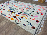 MyTindy Moroccan rug Style Azilal rug 5x8 ft Handmade rug Berber rug, view 4