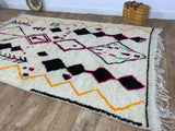 MyTindy Moroccan rug Style Azilal rug 5x8 ft Handmade rug Berber rug, view 3