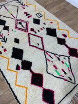 MyTindy Moroccan rug Style Azilal rug 5x8 ft Handmade rug Berber rug, view 4