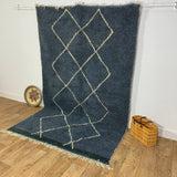 MyTindy Moroccan rug Beni Ouarain rug 5x8 ft Handmade rug Berber rug, view 3