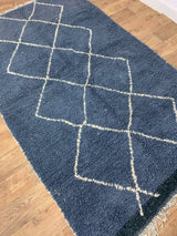 MyTindy Moroccan rug Beni Ouarain rug 5x8 ft Handmade rug Berber rug, view 5
