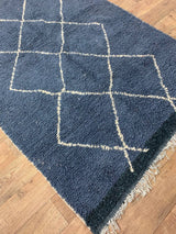 MyTindy Moroccan rug Beni Ouarain rug 5x8 ft Handmade rug Berber rug, view 6