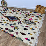 MyTindy Authentic Moroccan rug Style Azilal rug 5x8 ft Handmade rug Berber rug, view 3