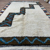 MyTindy Moroccan rug Style Azilal rug 5x8 ft Handmade rug Berber rug, view 3