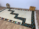 MyTindy Moroccan rug Style Azilal rug 5x8 ft Handmade rug Berber rug, view 4